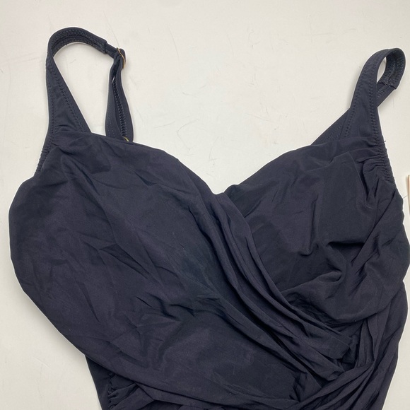 NWT Gottex | Women's Lattice Sweetheart Square Neck One Piece Swimsuit 6 - Picture 8 of 12